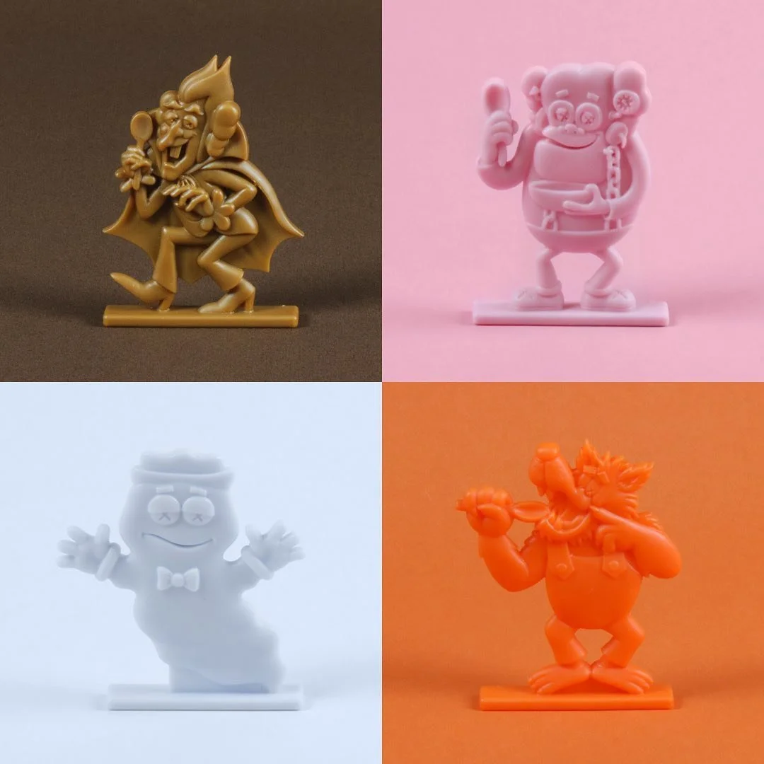KAWS X MONSTER CEREAL MINI VINYL FIGURES (Sold Individually or as